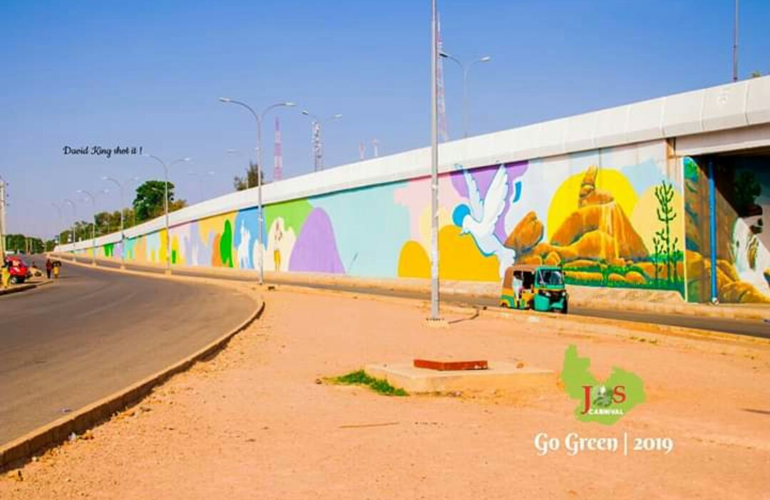 tincityfm's tweet photo. COLORFUL "BRIDGE OF UNITY" 

A GOOD SPACE FOR TOURIST SIGHT AND RESIDENTS OF JOS HAVE TAKEN GOOD ADVANTAGE ESPECIALLY YOUTHS...
KUDOS 😍👍🕺👏
#Bridgeofunity
#JOS https://t.co/earMh5f6ZH