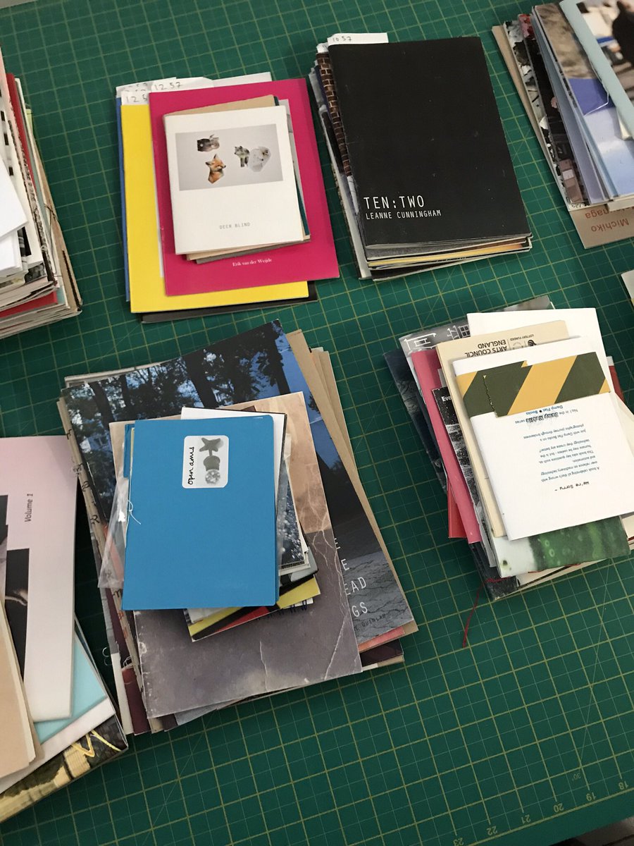 Busy weekend reviewing our archive of #zines for our next show on the 17th may in #brighton