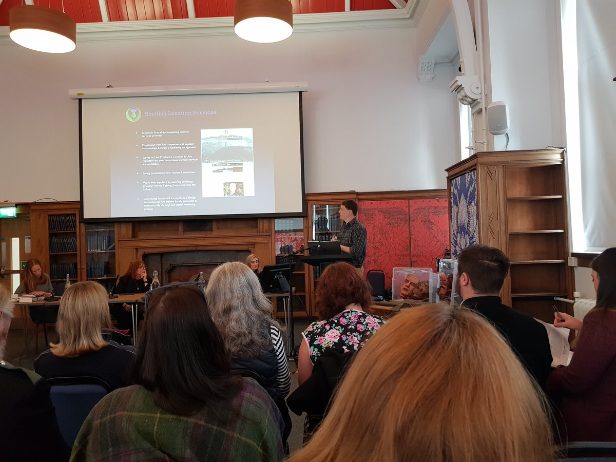 Scotlocs's tweet photo. Tim maskell presenting on location management at #ScreenReady

https://t.co/o9YRcBBNYL https://t.co/SVG6WPV0st