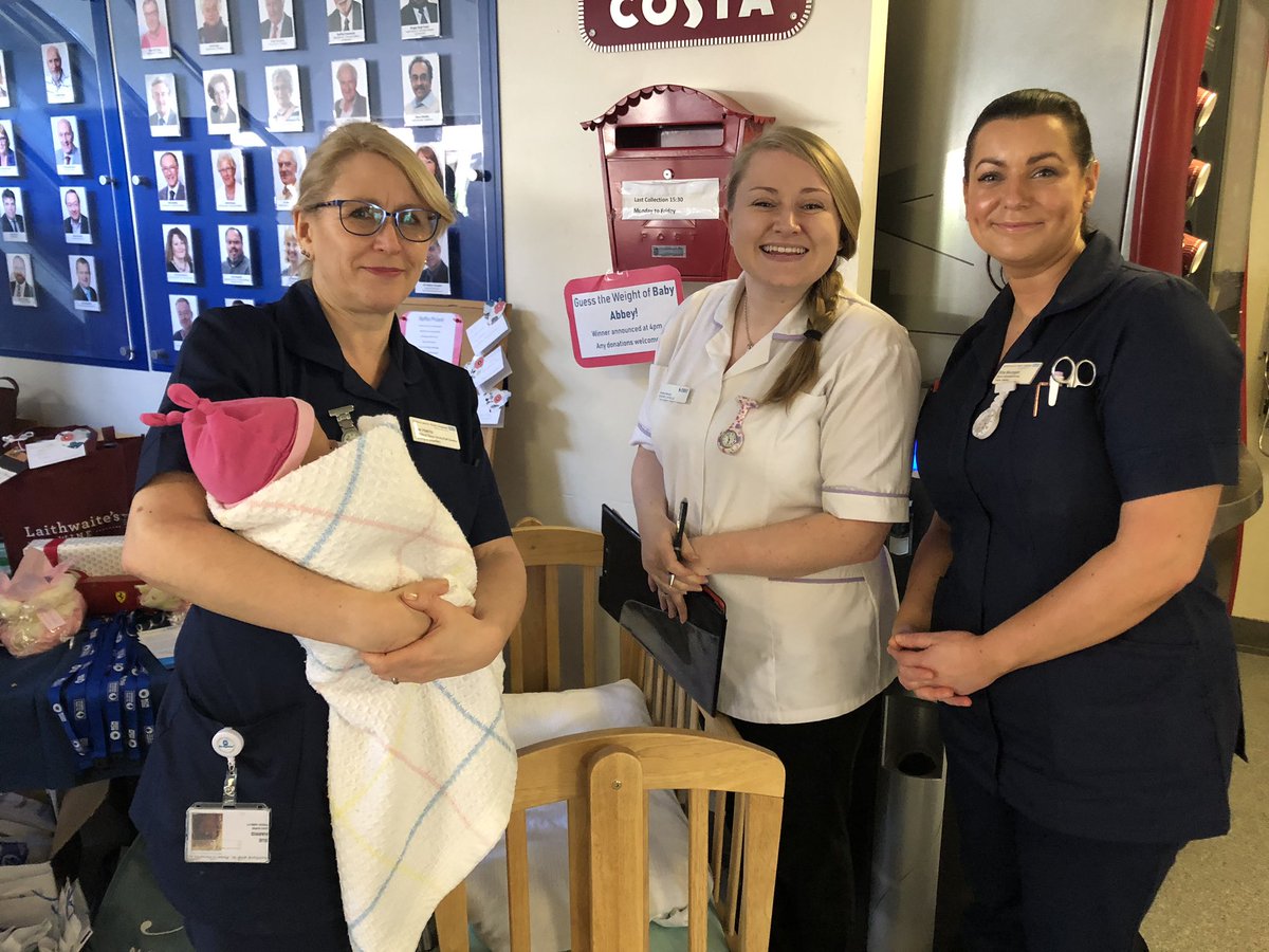 ASPH_maternity's tweet photo. Happening now!! International day of the midwife celebrations. Come and join us in main reception at St Peters Hospital and later from 1pm in the parent education room in the Abbey wing! #ASPHbetterbirths #IDM2019 @AsphRcm @GemmaPuckett @k_stavrakelli @lisasharpeMW https://t.co/SSaNiAcN4Y