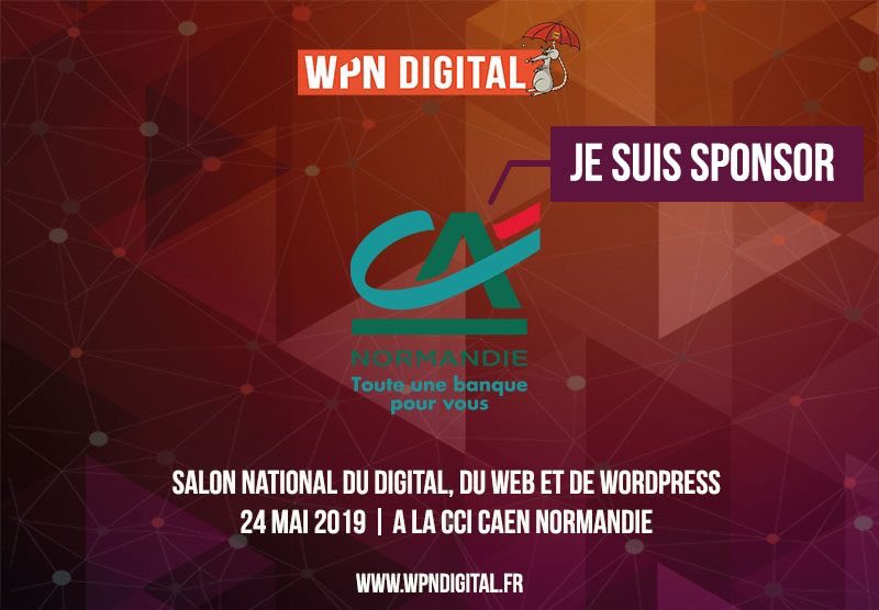 📣 Un petit nouveau parmi nos sponsors, et pas des moindres !!! 
Bienvenu au @CA_Normandie dans l'aventure du salon du digital, du web et de Wordpress
😀 Merci 
Plus d'infos bit.ly/2LliNGP
<a href="/BlogModerateur/">BDM</a> @fbleubnormandie 
#digital #web #marketingdigital #WordPress