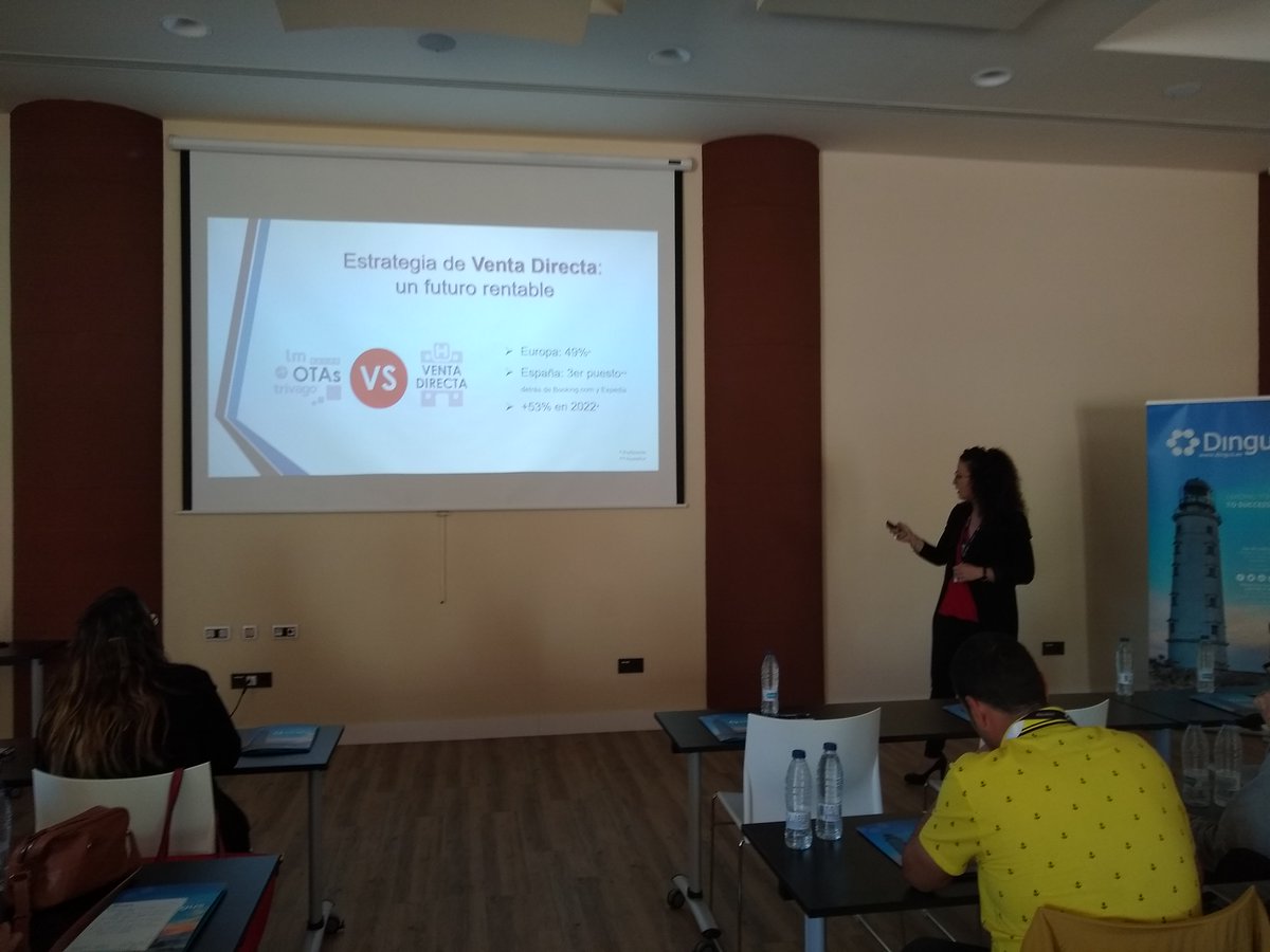 dingus_corp's tweet photo. Seguimos en jornada Dingus&Hoteles #Benidorm 2019 #Costa Blanca con #RoomOnLine @dingus_services y la intervención @AddonPayments @lonchbox #partner sobre PCI-DSS y qué pueden esperar #hoteles de la europea #3DS2 sobre pago seguro https://t.co/icWsu4N0SZ