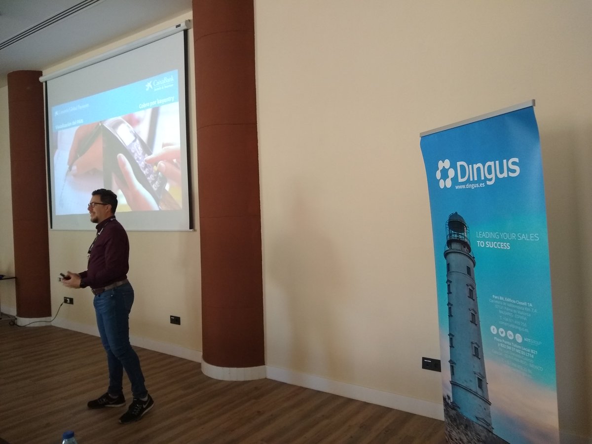 dingus_corp's tweet photo. Seguimos en jornada Dingus&Hoteles #Benidorm 2019 #Costa Blanca con #RoomOnLine @dingus_services y la intervención @AddonPayments @lonchbox #partner sobre PCI-DSS y qué pueden esperar #hoteles de la europea #3DS2 sobre pago seguro https://t.co/icWsu4N0SZ