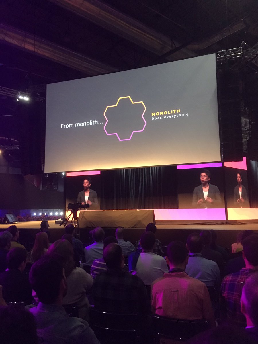 JfProfesional's tweet photo. #AWSSummit del Monolito a los Microservicios. #ModPaaS
https://t.co/ObZGvD0WIH https://t.co/lj7oUMImCW