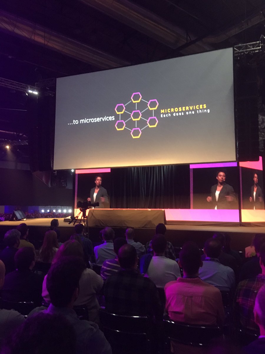JfProfesional's tweet photo. #AWSSummit del Monolito a los Microservicios. #ModPaaS
https://t.co/ObZGvD0WIH https://t.co/lj7oUMImCW