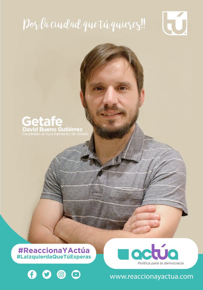 reaccionayactua's tweet photo. La candidata de Actúa Getafe
Victoria Rosa y un equipo con experiencia, joven y con muchas ganas de trabajar por convertir la ciudad en una ciudad del Siglo XXI #ReaccionaYActúa #RecuperaGetafe #XLaCiudadQueTÚQuieres #OrgulloGetafe #Getafe https://t.co/VSm9AVJuLa