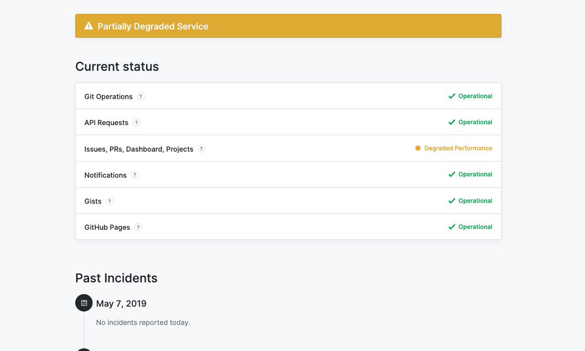 Warpthog's tweet photo. @github @githubstatus  is broken... :( https://t.co/6wErDuGkj4