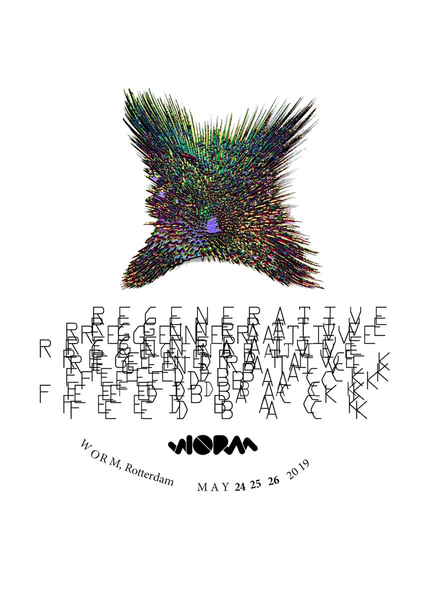 rewirefestival's tweet photo. Make sure to check out the @regenerativefe1 conference → three days of music, sound art, and philosophy, happening from 24 to 26 May at @WORM_Rotterdam. For more info and tickets see https://t.co/RfiDfrF038 https://t.co/1DUAK7A6m1