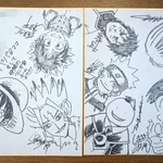 羨ましすぎる・・・最近ジャンプ漫画にハマり始めた長男くんへの寄せ書きが豪華すぎてすごい!