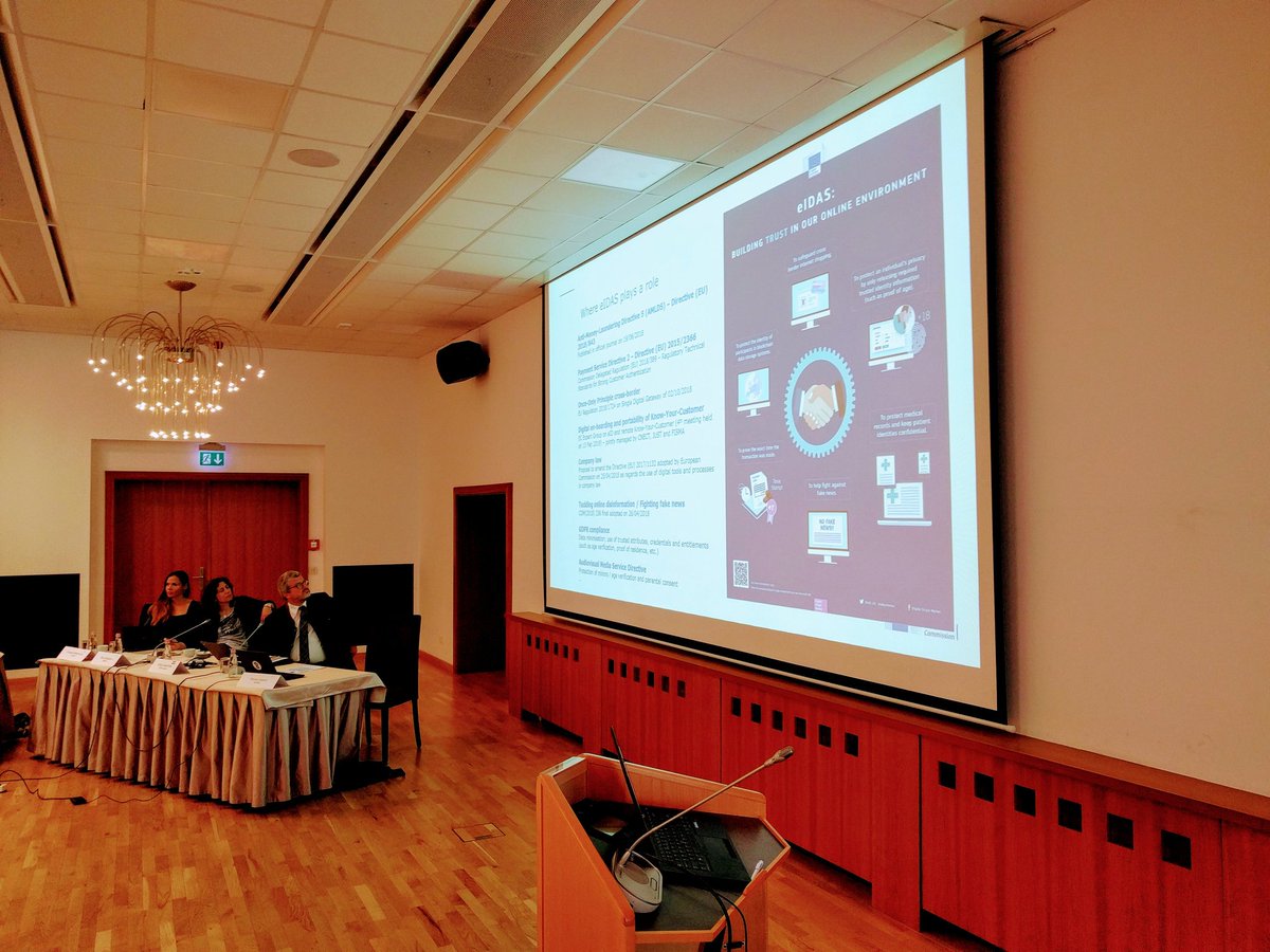 marnixdekker's tweet photo. Michaël de Boer, #eIDAS unit DG CNECT European Commission, gave an inspiring presentation, remotely from Luxemburg, to update the #ENISA Article 19 expert group on #eIDAS developments, new applications and the Commission's work to port eIDAS outside the EU at UN level #eIDAS4You https://t.co/ICJFpQIr6I
