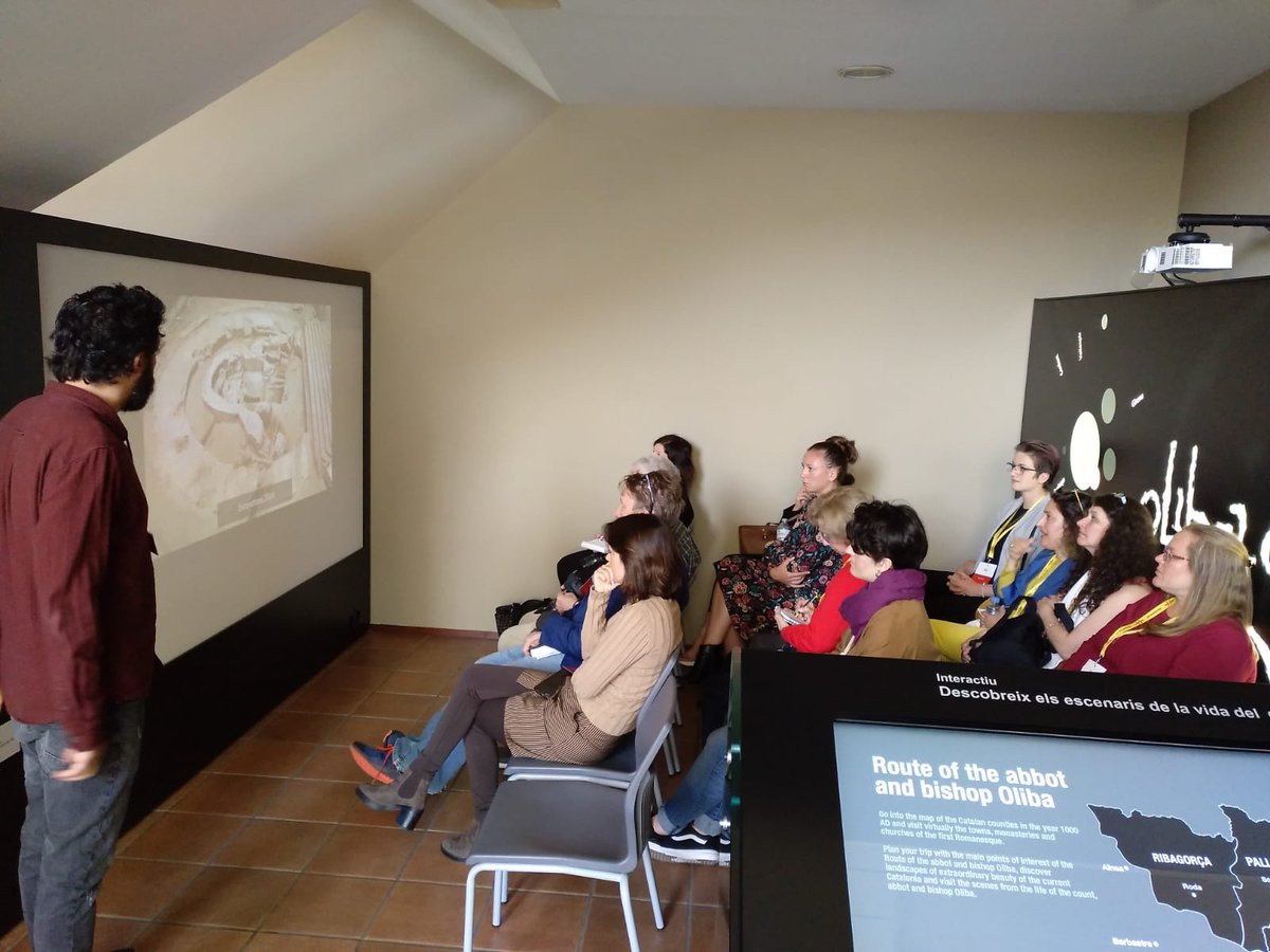 turismecat's tweet photo. Finalitza l’acció de familiarització amb un workshop entre agències receptives catalanes especialitzades en #turismecultural i els professionals que han recorregut el territori per difondre els indrets de Catalunya on hi ha mostres del romànic. https://t.co/AAYNOj7auQ