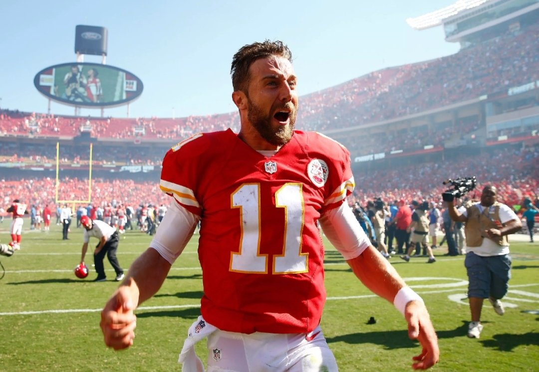 MetroTQ_'s tweet photo. - 76 games ( 50-26 record ) 
- 17.608 yards
- 102 TDs
- 94.8 passer rating
- 4 playoff appearances(2 Div. Titles)
- 3x Pro bowl
Happy birthday Alex Smith! and thanks for 5 great years in KC. https://t.co/njYtW6OT6R