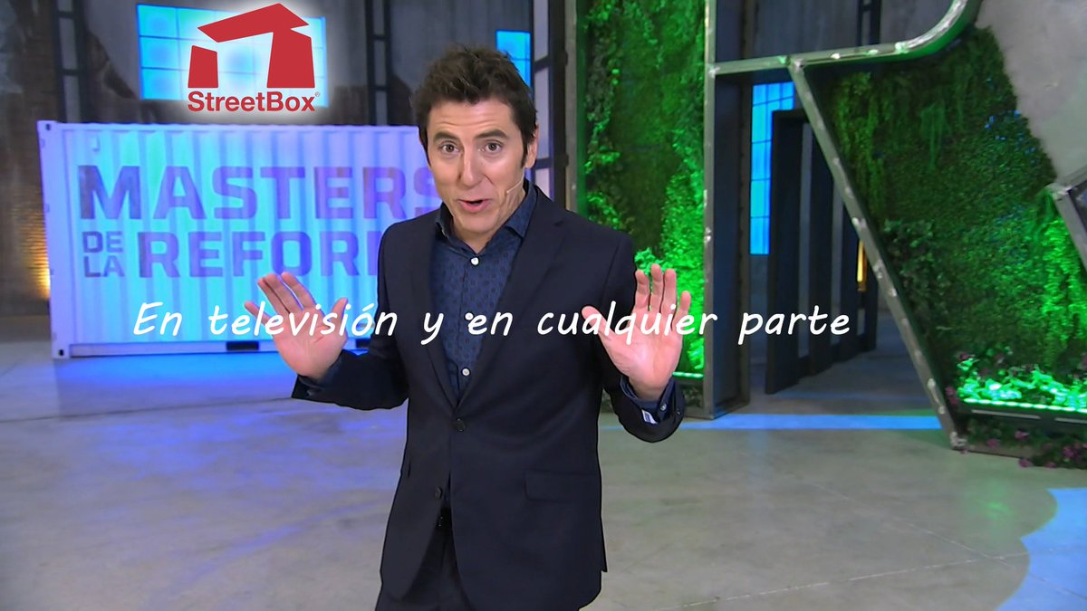 StreetBoxCo's tweet image. Nuevo programa de #Antena3 y estamos en él! #FelizMartes #MastersDeLaReforma
