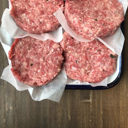 GoosetheMarket's tweet photo. #PrepSecret Ramp and Blue Cheese Burgers in the case today — open at 10am! https://t.co/mjeF4Qn1n5