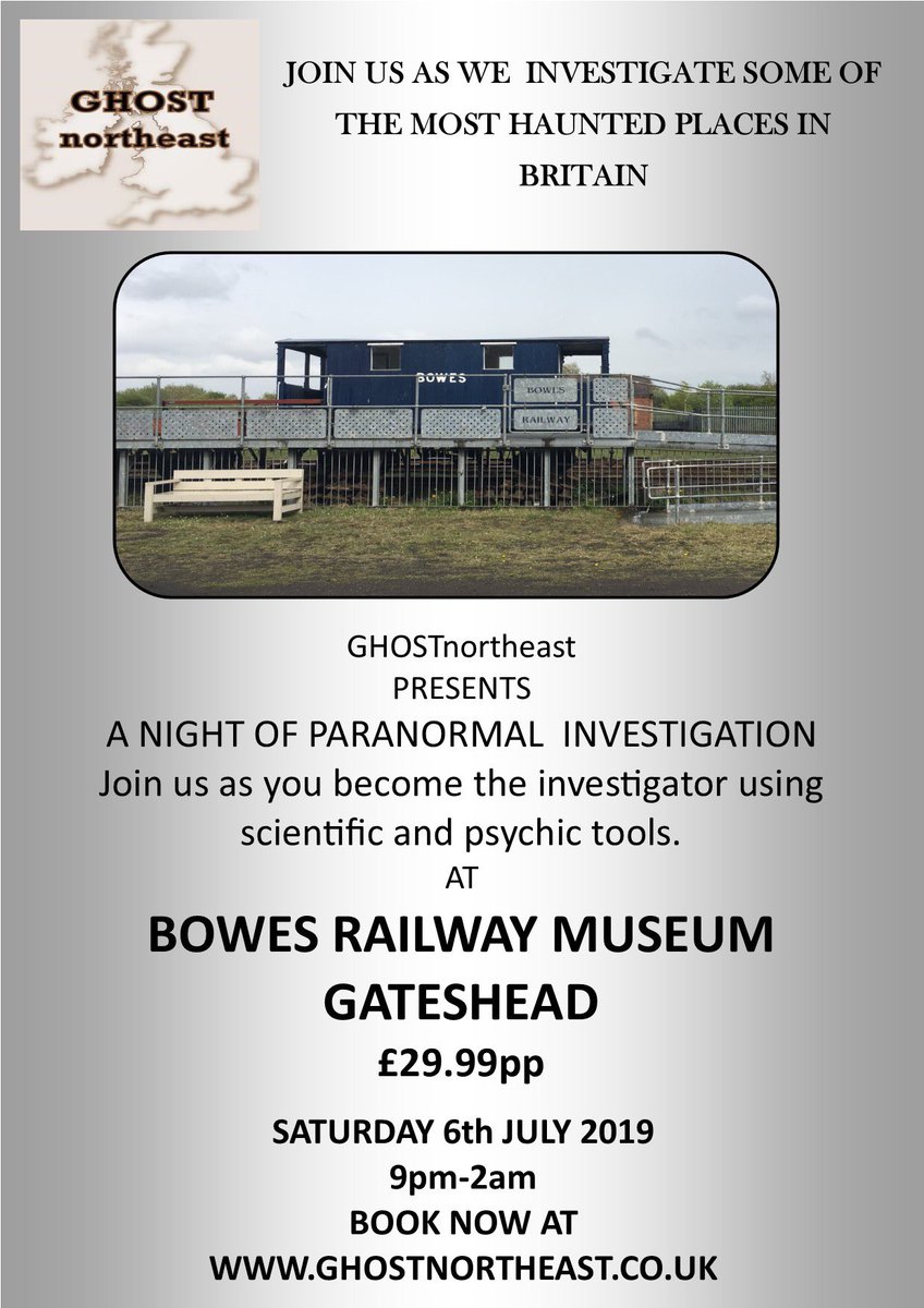 ghostnortheast's tweet photo. Ghost Hunt @bowes_railway book now at https://t.co/AmmrByuKXG @NightOwlsNE @NGinitiative @altweet_pet @whatsonne @STynesideEvents @ChronicleLive https://t.co/1tQw3mrFYK