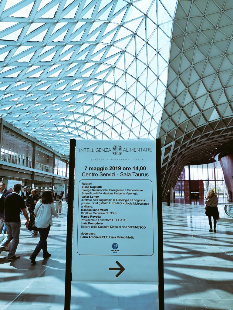 #TUTTOFOOD2019: nasce #IntelligenzaAlimentare, il nuovo format che studia le connessioni tra #alimentazione #scienza #tecnologia e #salute. Lancio del format #7maggio <a href="/TuttoFoodMilano/">TuttoFood Milano</a>

#FoodEconomyWorkout #Milanofoodcity <a href="/milanofoodcity/">Milano Food City</a>