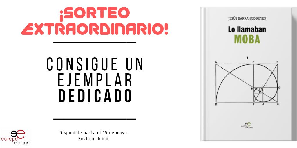 lo_moba's tweet photo. ¡Buenas noticias, lectores y frikis por igual! SORTEAMOS un ejemplar DEDICADO de #LoLlamabanMOBA para celebrar la inminente publicación del libro. Solo tienes que:
✅Seguir a @lo_moba 
✅RT a este tweet
El sorteo termina el día 14 de mayo a las 23:00 GMT
¡Gracias y feliz lectura! https://t.co/4qxtpmC2SX