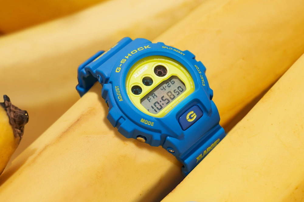 G-SHOCK×XLARGEの腕時計「DW-6900」青×黄の鮮やかなコントラストカラー - https://t.co/3j4c2LxwuS...