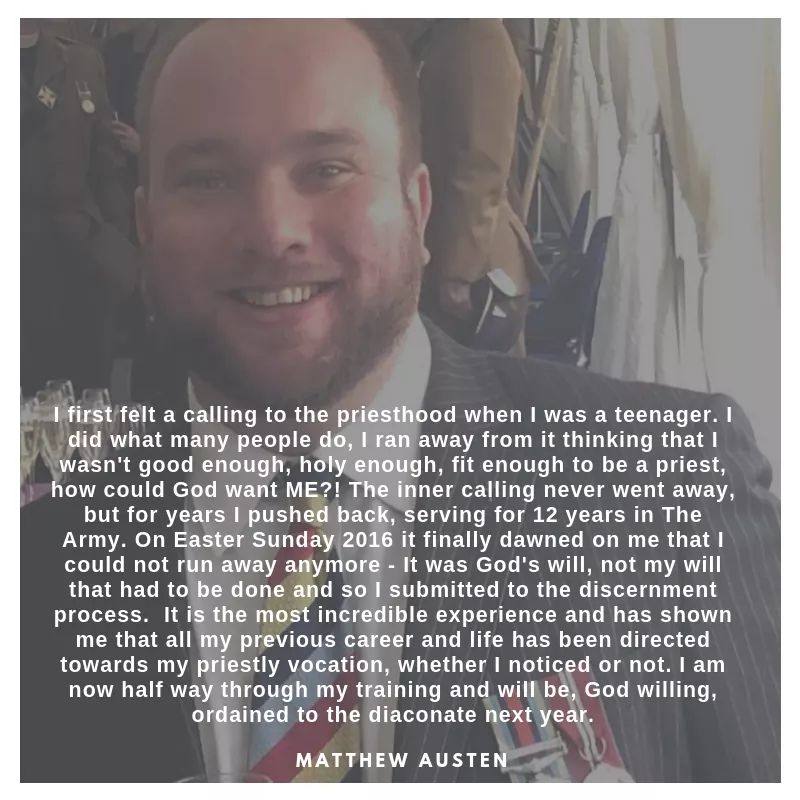 Matthew, an ordinand at St Stephen's House  tells us about his vocation #TheSociety #vocation