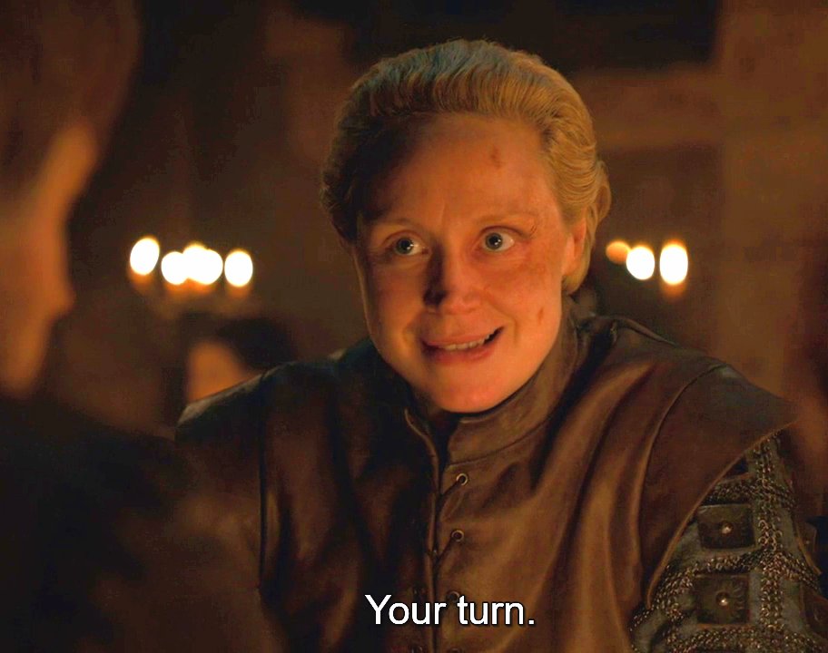  JAIME & BRIENNE Happy moments in episode 8x04A THREAD.PART 3. T: "Your turn." J: "You are an only child."B: "I told you I was."J: "You didn't"B: "I did!"J: "I surmised it." #GameOfThrones #JaimeLannister #BrienneOfTarth