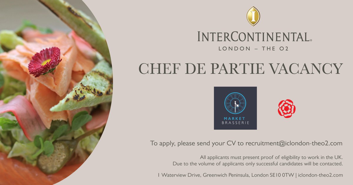 AroraCareers's tweet photo. A wonderful opportunity has arisen for an experienced and talented Chef de Partie to work alongside an impressive team delivering the optimal #culinary experiences for our guests.
Apply now: https://t.co/sSNJZPjCjk
#TuesdayMotivation #ICO2Memories #Hospitality #TeamICO2 #Arora https://t.co/ljUYY3Y5MK