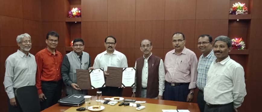 Heralding a new era of collaboration on academic, research and training programs an MoU is signed today between the Geological Survey of India Training Institute (under Ministry of Mines, Govt. of India), Hyderabad and Gauhati University, Guwahati.