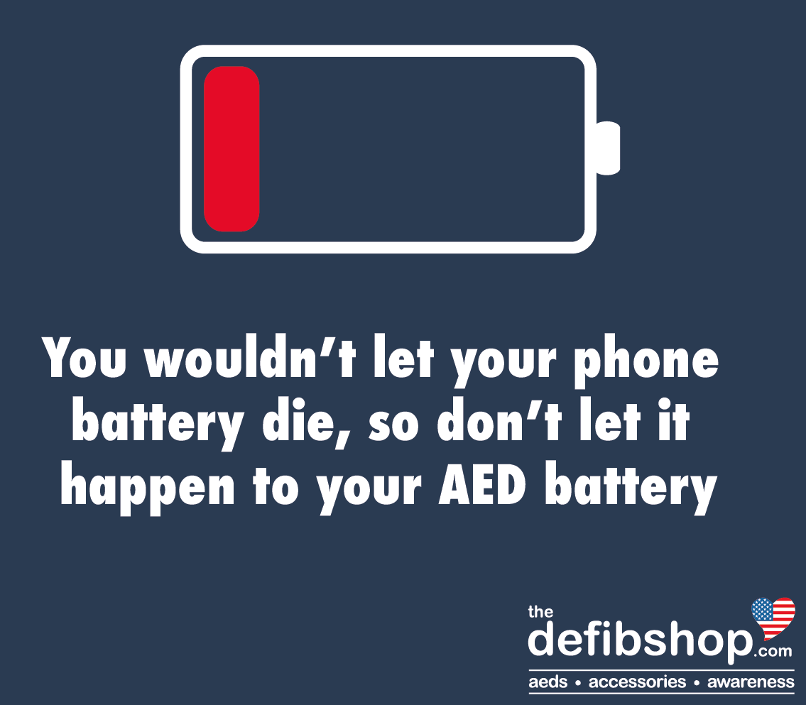 A spare battery for your AED is essential to ensure your device is always ready to be used in a rescue. Are you stocked up? bit.ly/2LrCqgE