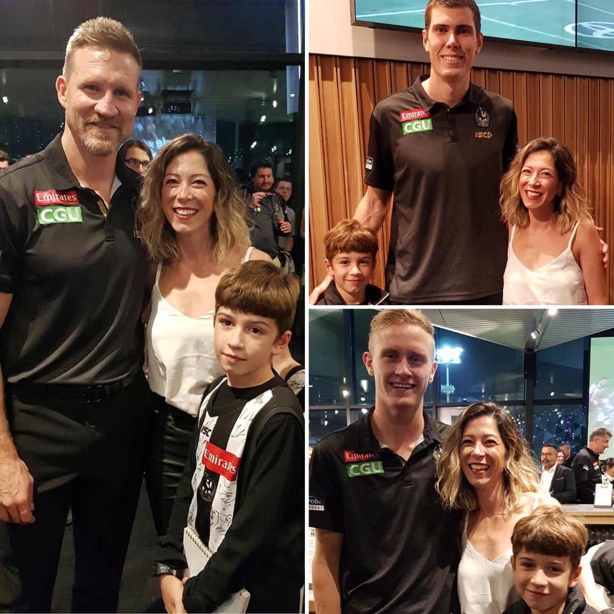 EliteBuildingPL's tweet image. We are very fortunate to be sponsoring @jlstephenson_1 &amp;amp; @masonsixtencox of the @CollingwoodFC. Harrison was so excited to meet his heroes. Apparently Harrison has hooked Bek up with a tattoo from Jaidyn and is organizing for Mason to come over for dinner. #Minglewiththemagpies