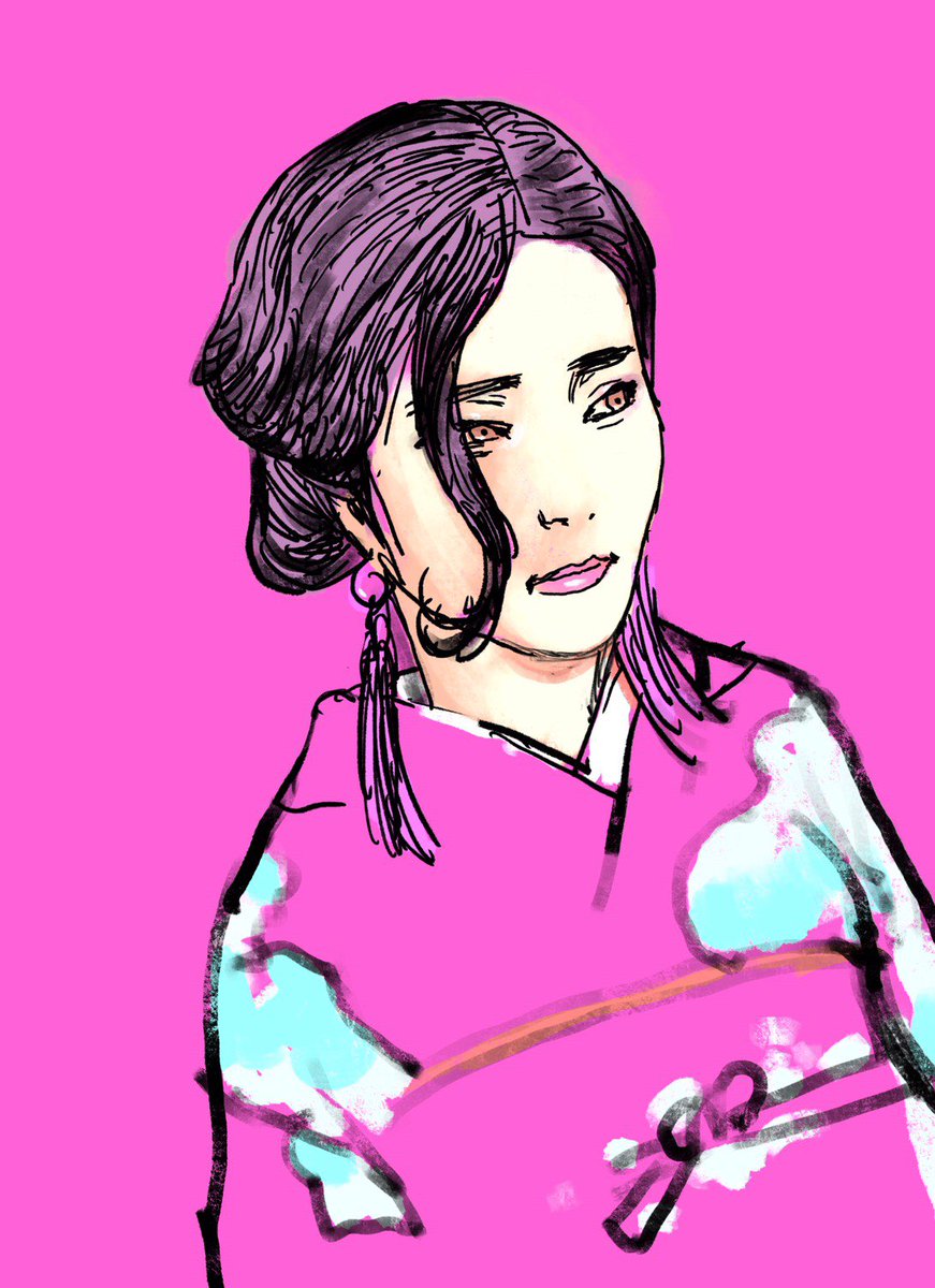 「寺田克也さんの描いてくれた今日のなゆゆだよ〜! 」|峰なゆかのイラスト