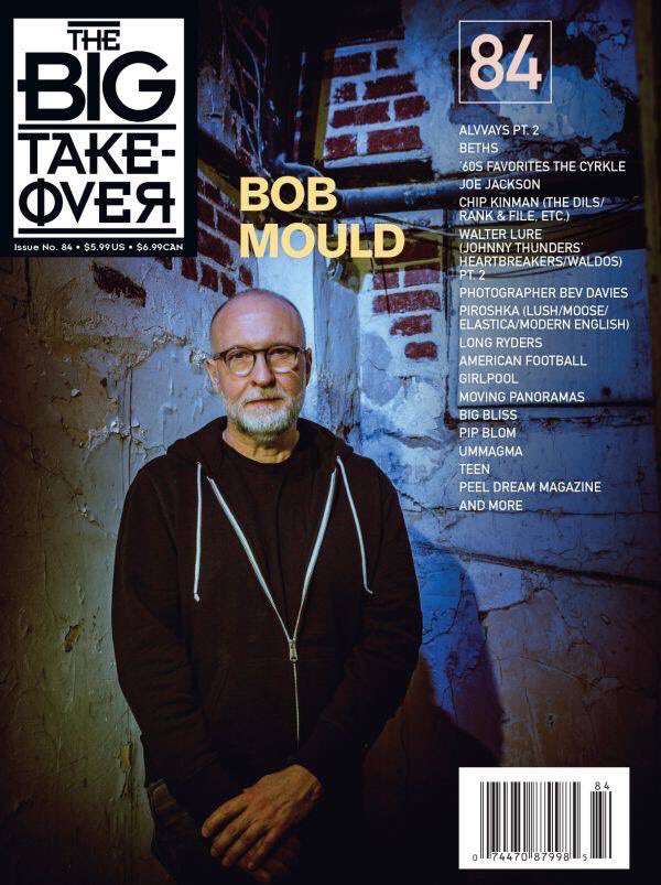 BigTakeoverMag's tweet photo. Good news! Big Takeover #84 Spring 2019 issue with @bobmouldmusic on the cover has been completed and will be out shortly! For more info, including subscriptions, visit https://t.co/ikMCnBA20R. https://t.co/43zenG9g6k