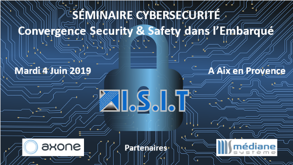 medianesysteme's tweet photo. Save the date : 04/06/2019
Séminaire cybersécurité proposé par ISIT en partenariat avec AXONE Group et Médiane Système !
Présentation des enjeux et des solutions pour une approche globale d'un projet industriel cybersécurité. 
INSCRIPTION OBLIGATOIRE ! 
https://t.co/ePRZZFPvKI https://t.co/OGylKBx7h1
