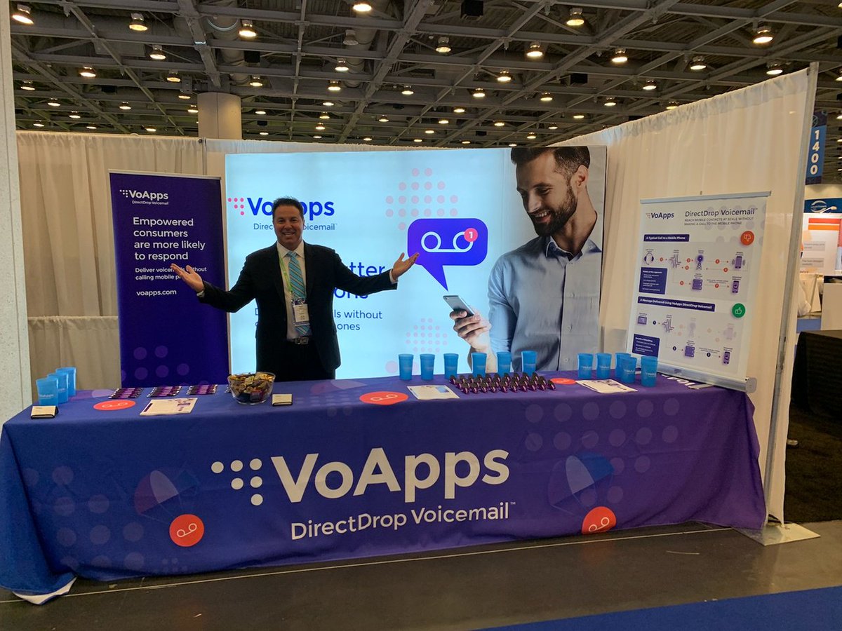 voapps's tweet image. A new trade show setup and a week full of events. Hope to see you! #voapps #directdrop