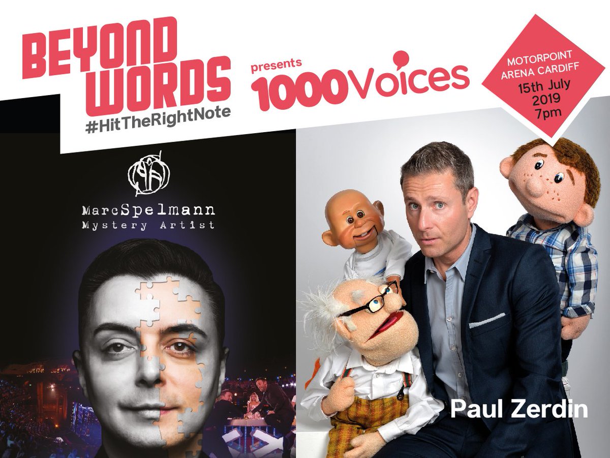 BeyondWordsUK's tweet image. Ticket's for the Beyond Words Event at the Motorpoint Arena Cardiff are now on sale. 
Don't miss out! This is going to be an amazing event with over 1000 young people and some top celebrities. #HitTheRightNote #MotorpointArenaCardiff #PaulZerdin #MarcSpelmann