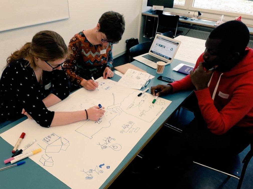 tdnetCH's tweet image. We&apos;re experiencing how #tdMethods stimulate iterative problem framing and encourage researchers to be bold. Many thanks to #Vetsuisse Faculty @unibern for hosting us!
bit.ly/2Wmo560