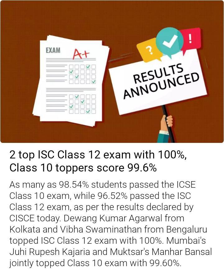 eshendra_yadav's tweet image. #iscresult