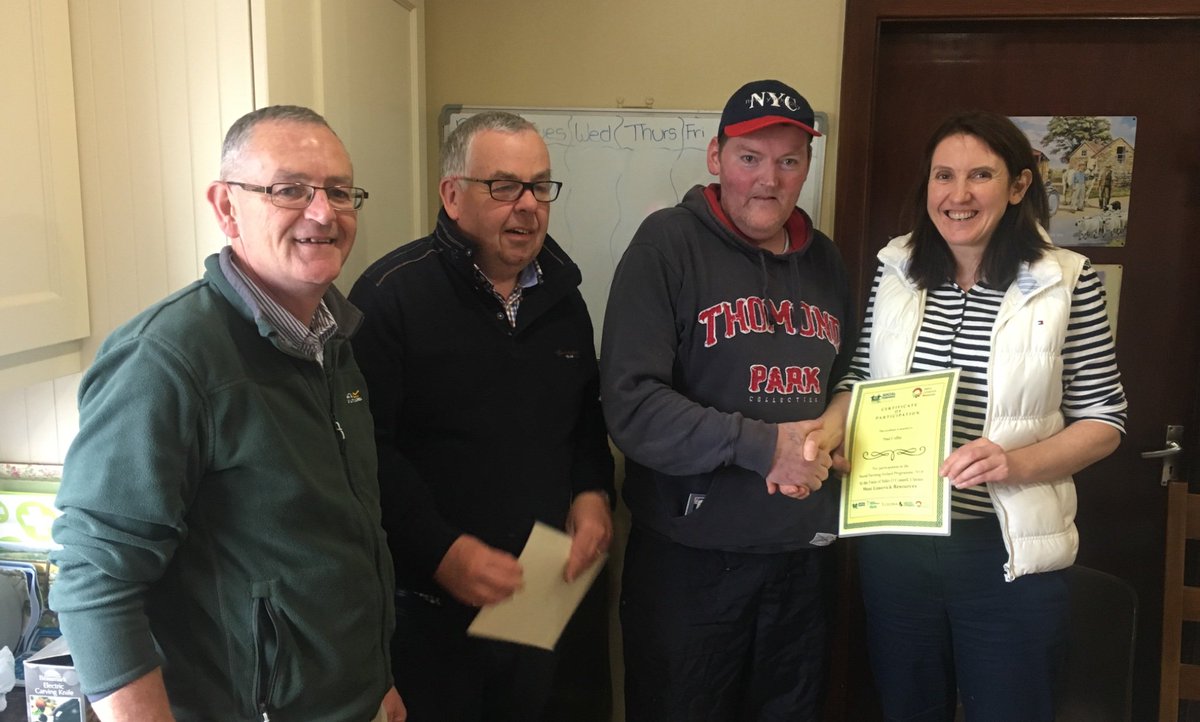 So proud of Lisa,Paul&Ricky who just completed the Social Farming Programme! Huge thanks to Mike O’Connell for opening his farm&his home&to HSE Mid West, West Limerick Resources&Healthy Limerick for supporting the programme! @Lairdhse06 @novasireland @HSELive @HealthyLimerick