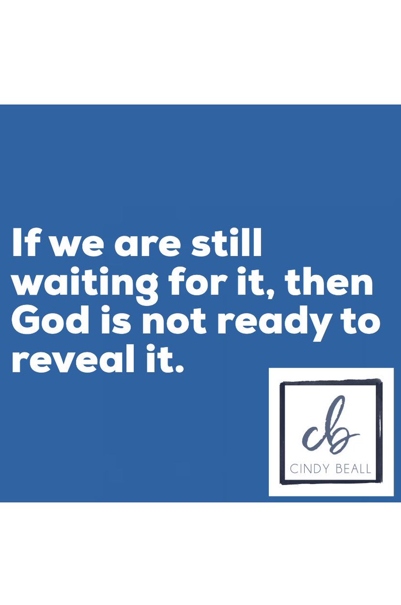 Waiting for something? New post at cindybeall.com