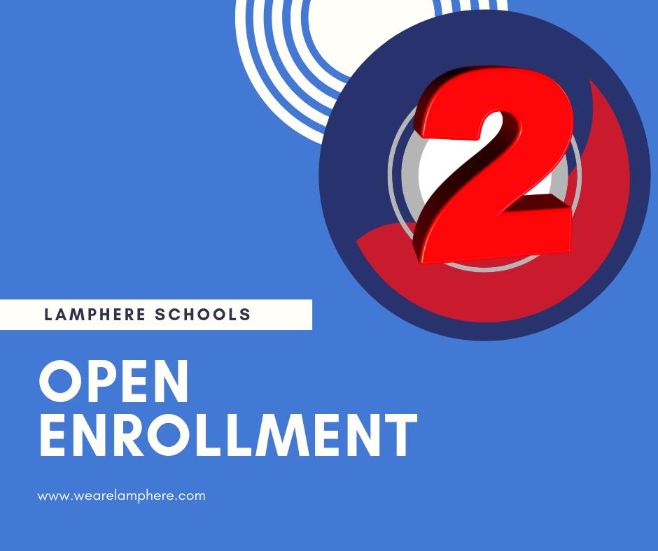 There are 2 days left- Lamphere's Open Enrollment for the 2019/2020 school year ends tomorrow - May 8

Contact us today and join our Lamphere Family.  
Web:  wearelamphere.com
Phone: (248) 589-1990 ext. 2012

#wearealamphere