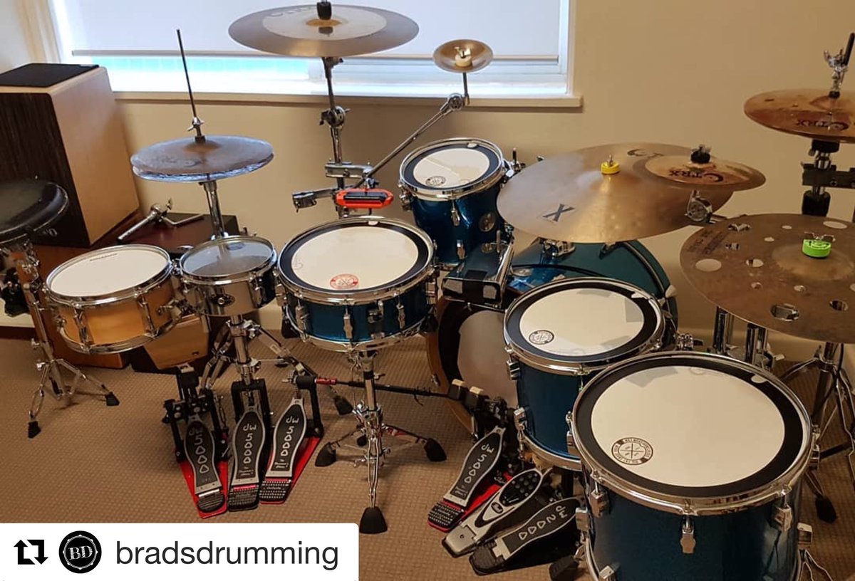 BigFatSnareDrum's tweet photo. Brad’s Kit...
•
#Repost #bradsdrumming
・・・
@BigFatSnareDrum just got these puppys and love them
#BRADSDRUMMINGDEEWHY
#lovedrums
#playdrums
#practicedrums @sonordrumco @TRXCymbals @lppercussion @dwdrums #bigfatsnaredrum #bfsd https://t.co/CgKWYHZBlk