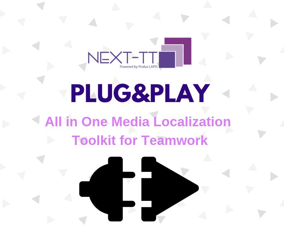 PBT_EU's tweet photo. NEXT-TT PLUG AND PLAY
Read more about our incredible #package for small #localization #companies and #teams of #translators!
https://t.co/GYYhd7oJMI
#platforms #teams #subtiling #toolset #AVT #subtitlers #captioning #ecosystem #studio #media #accessibility https://t.co/75qeCPUUMJ