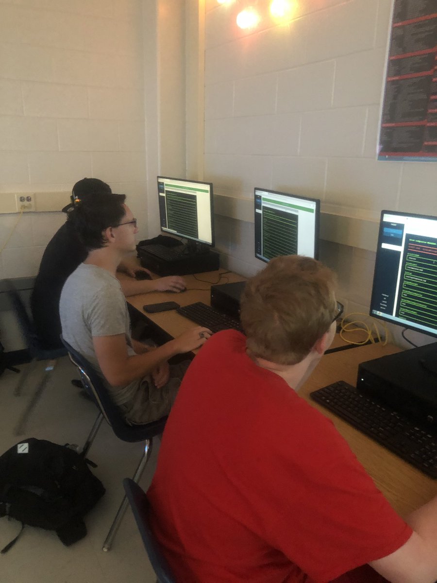 SHSCyberKnights's tweet image. The fellas have been jealous watching the girls play @GGCyberStart. They are now getting in on the action and enjoying #cyberstart @SpotsySchools @SpotsyPrincipal  @SpotsyKnights #cybersecurity #girlswhocode #GirlsGoCyberStart  #cyberVA