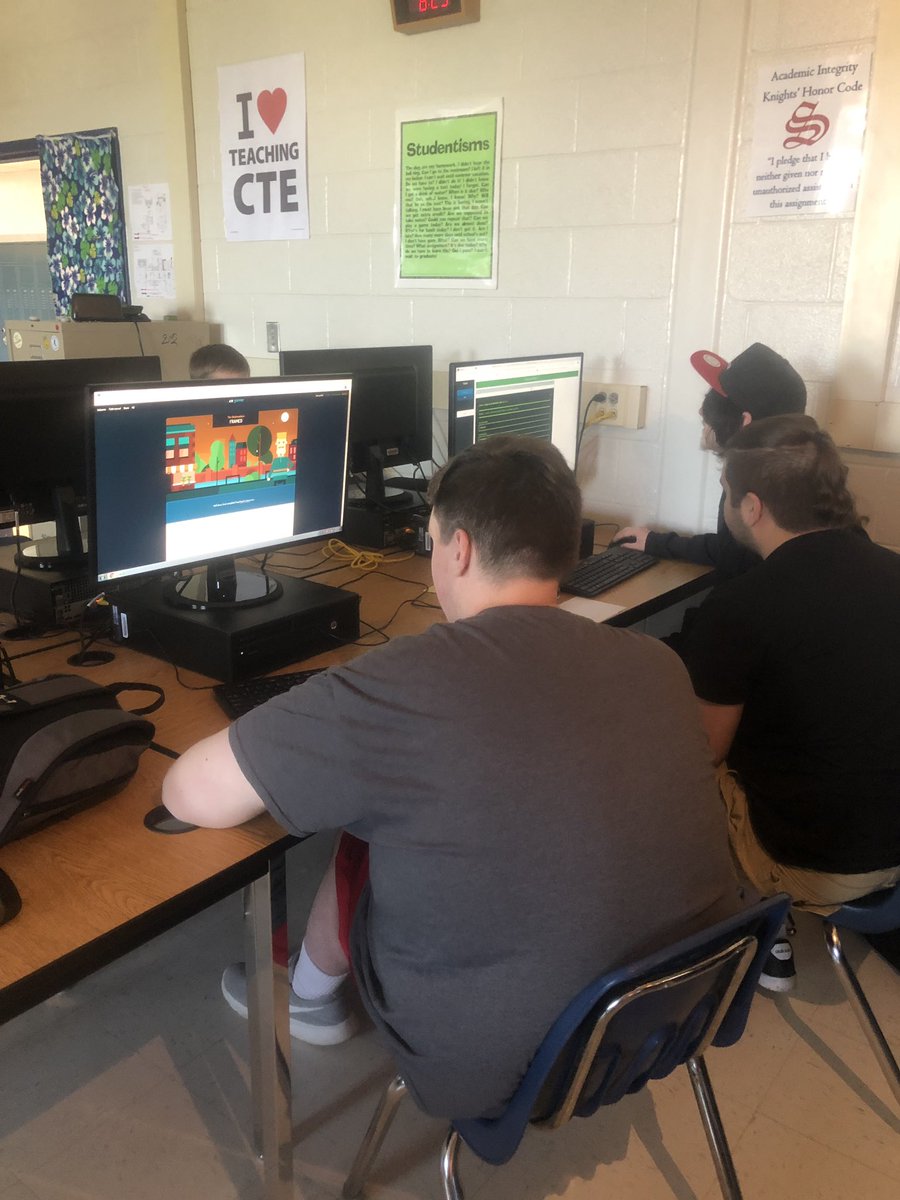 SHSCyberKnights's tweet image. The fellas have been jealous watching the girls play @GGCyberStart. They are now getting in on the action and enjoying #cyberstart @SpotsySchools @SpotsyPrincipal  @SpotsyKnights #cybersecurity #girlswhocode #GirlsGoCyberStart  #cyberVA