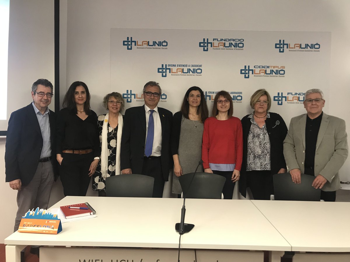uchcat's tweet photo. #finaldevidaUCH segona taula d'experiències amb @Mutua_Terrassa, Sociosanitari Sant Joan de Déu, @althaiamanresa, @HospitalSantPau @csapg_. Hem après molt! https://t.co/fSnOAhFPwQ