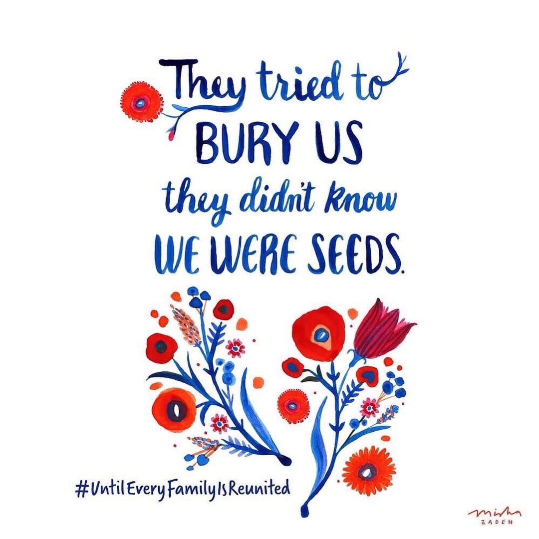 womensmarch's tweet photo. Today marks a year since the administration began ripping thousands of families away from each other. This is the defining policy failure of the Trump administration. Today we're coming together to say we won’t stop.  

#UntilEveryFamilyIsReunited.

#SignOfResistance via @mishazg https://t.co/Z2rGPfX2Zv