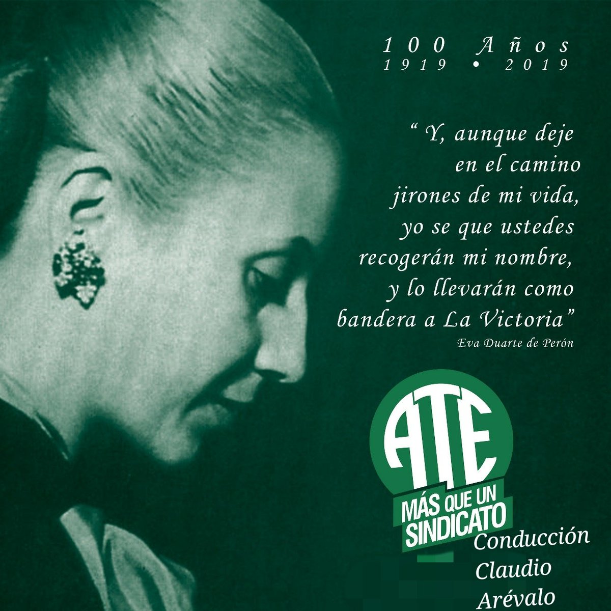 AnusateokQ's tweet photo. #Evita100Años
Eva María Duarte (Junín o área rural del Partido de General Viamonte,​ 7 de mayo de 1919-Buenos Aires, 26 de julio .
#FelizCumple https://t.co/J8lf9umIVo