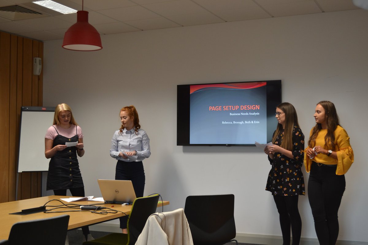 innovatebelfast's tweet photo. Many thanks to St Mary's Teaching College, EVP Group, @pagesetupdesign, @SpeedyFreight &amp; @ProfileTree for taking part in our 3rd Annual Informed Learning Event. Some great insights provided by the students! #socialimpact #informedlearning #community #belfast https://t.co/dsvsLZtf7t