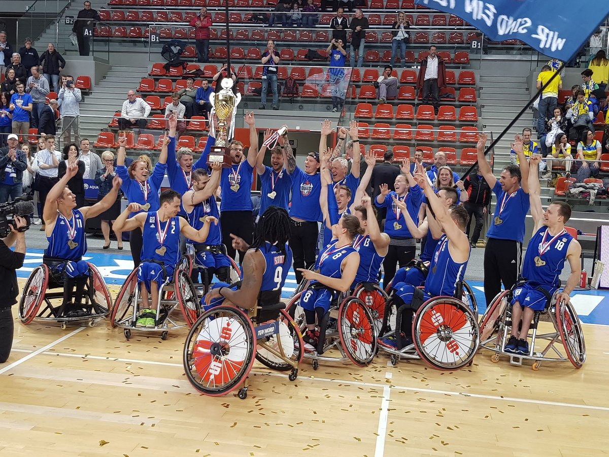 _IWBF's tweet photo. ZONE NEWS - Germany’s 🇩🇪 @RSBbulls were crowned champions of IWBF Europe's Champions League for the second year running on Saturday 4th May 2019. 🏆🏀 ➡️https://t.co/e2iAq1ORNL
#wheelchairbasketball #CLFinal4 https://t.co/ehI9IJfhle