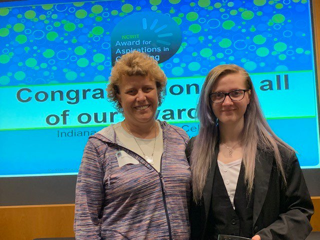 Congrats to our Tech Triber Rebecca Braun, on being selected by the <a href="/NCWIT/">NCWIT</a> National Center for Women &amp; Information Technology as a 2019 Indiana Affiliate Honorable Mention award winner!  #WomenInTech #BravePride