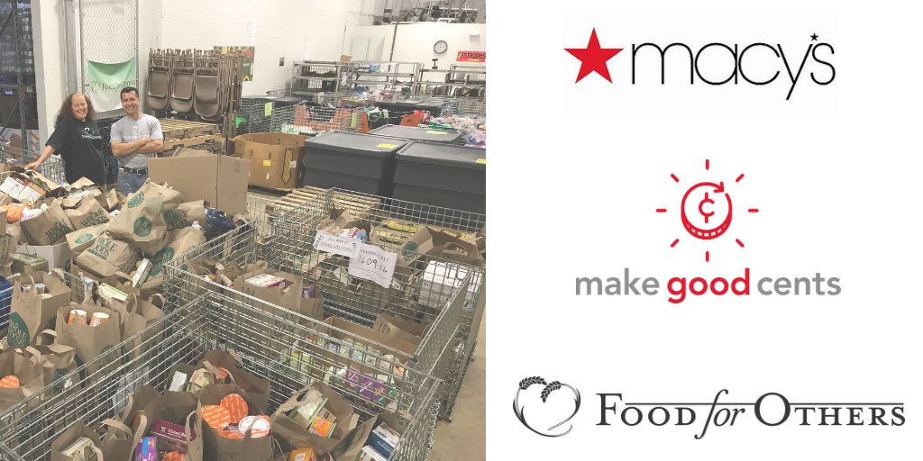 foodforothers's tweet photo. Head over to #Tysons @macys this month to #makegoodcents! If you agree to round up your total at the register, the extra change collected will go to #FoodforOthers. You have until May 15 to #makechange in your #community. https://t.co/e1tPr8yszB