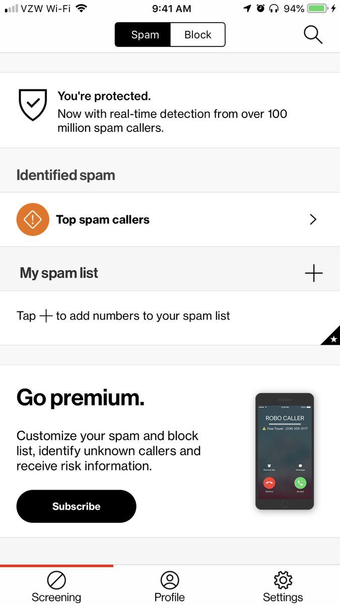 neilmeetsworld's tweet image. Thanks @VZWSupport for the #callfilter.  So nice to see the filter catching and preventing calls!
